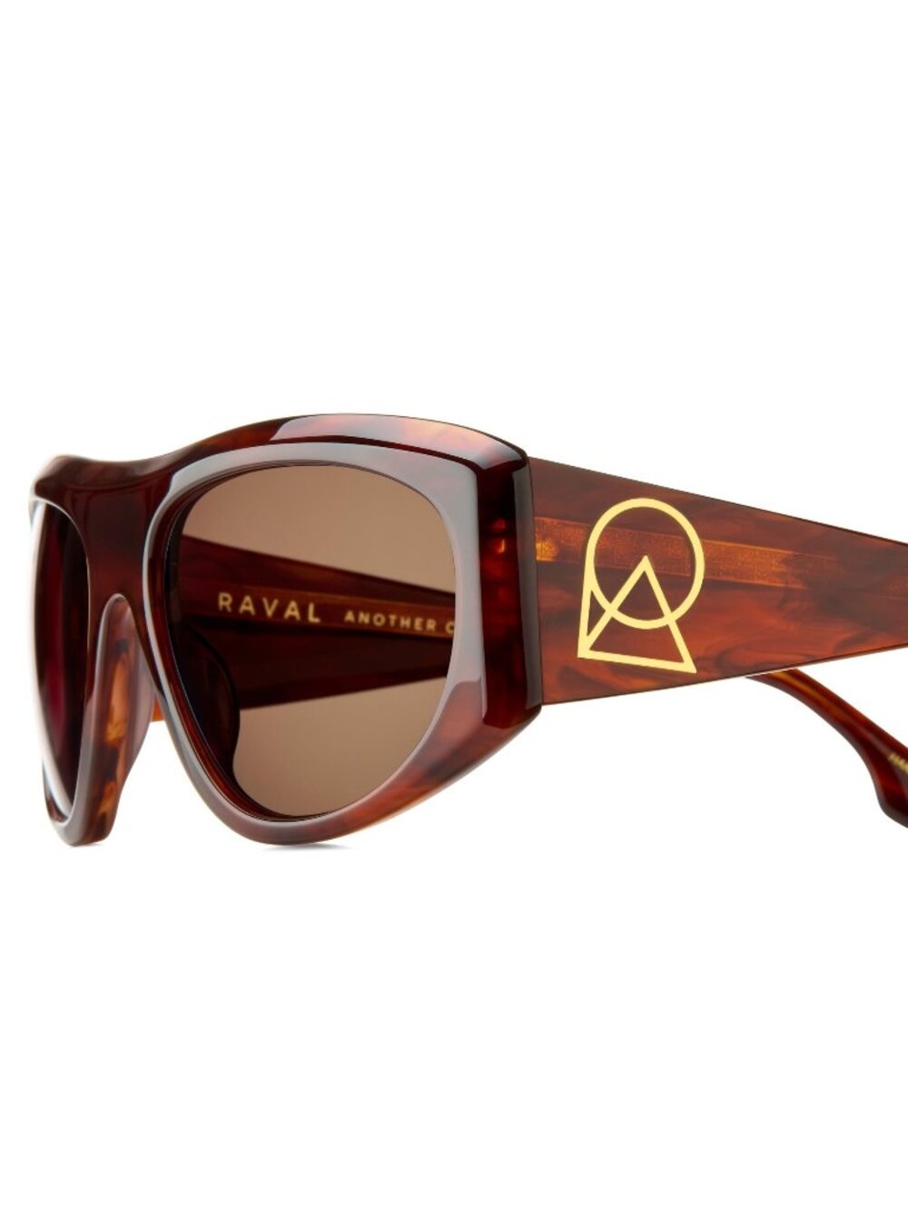 New Raval Eyewear Women's Sunglasses Havana Square Brown Lens Acetate Frame C2